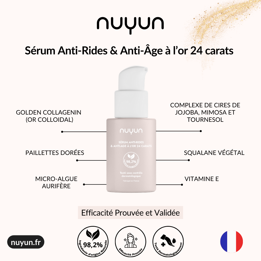 Sérum Anti-Rides & Anti-Âge à l’Or 24 Carats